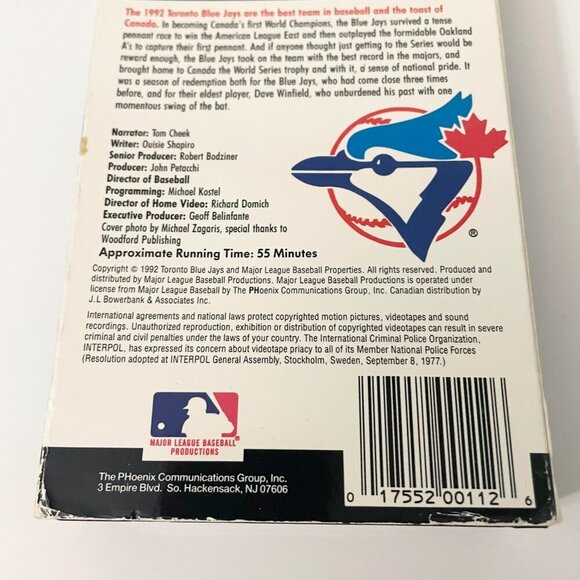 Vintage Oh Canada 1992 Blue Jays Story VHS - Picture 10 of 13
